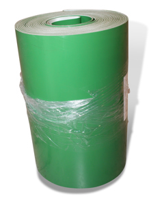 Belt PVC green two-part 500x2.4 running meter endless welded